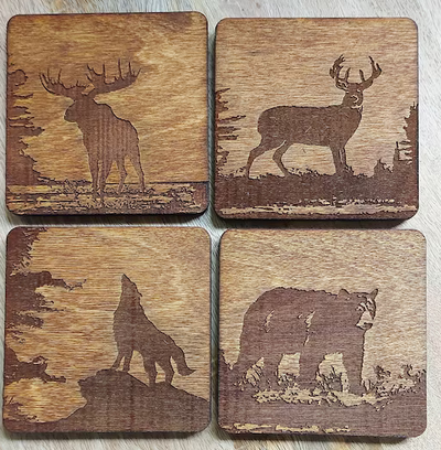 Forest Animal Coasters